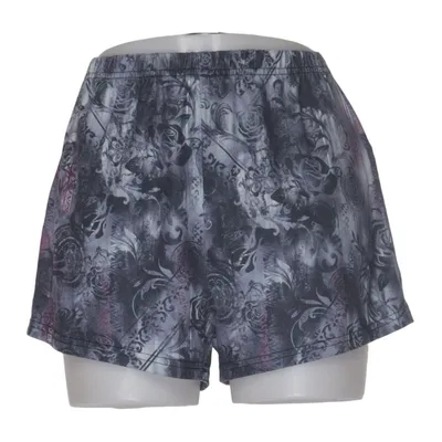 Short de pyjama (Gris, Multicolore) de Romwe Élasthane, Polyester