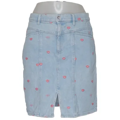 Jupe en jean (Bleu, Rose) de Cras Élasthane, Coton recyclé