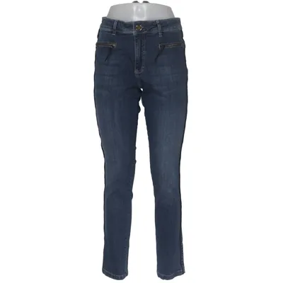 Jeans (Blue) from Para Mi Cotton, Elastane, Polyester