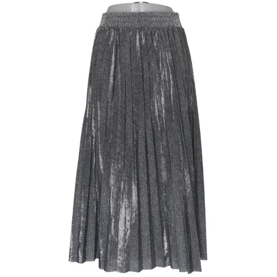 Rok (Zilver) van VRS Woman Metallvezel, Polyester