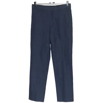 Kostuumbroek (Blauw) van H&M Katoen, Linnen