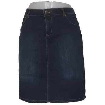 Jupe en jean (Bleu) de Peacocks Coton, Élasthane, Polyester