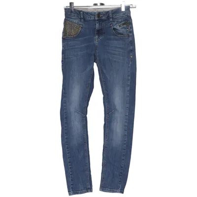 Jeans (Blå) från Mos Mosh Bomull, Elastan