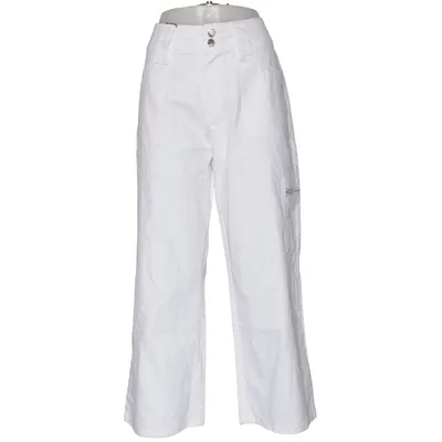 Palazzo pants (White) from Mergler Cotton, Elastane, Polyamide