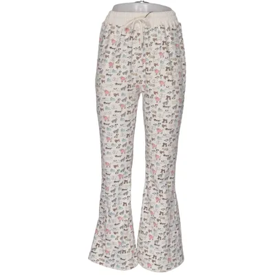 Pyjamasbyxor (Beige, Flerfärgad) från Lin Lin Elastan, Polyester