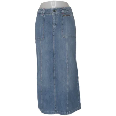 Jeanskjol (Blå) från Eddie Bauer Bomull, Elastan