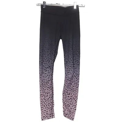 Træningsleggings (Pink, Sort, Flerfarvet) fra Iconic Elastan, Polyester