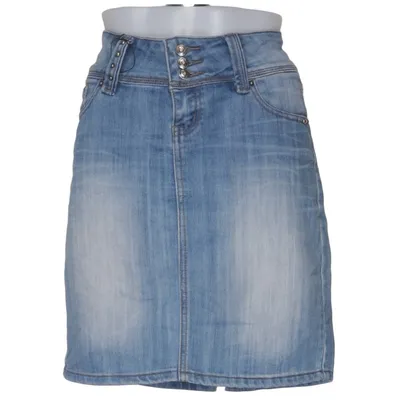Spijkerrok (Blauw) van Monday Katoen, Elastaan, Polyester