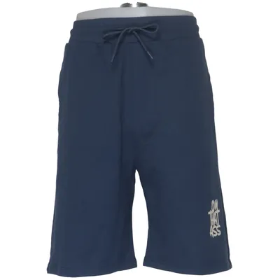 Short de jogging (Bleu) de On That Ass Coton, Polyester