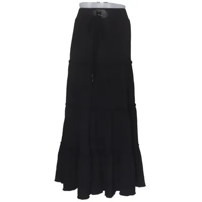 Jupe longue (Noir) de Black Premium Coton