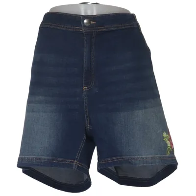 Jeansshorts (Blå) från Janina Curved Bomull, Elastan