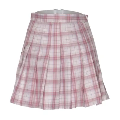 Kjol (Rosa, Vit) från Romwe Polyester