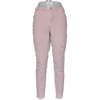 Spijkerbroek (Roze) van Denim Co Katoen, Elastaan