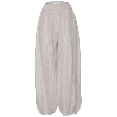 Harem pants (Beige) from Zara Polyamide, Polyester, Viscose