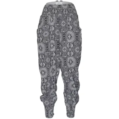 Sarouel (Noir, Blanc) de Urban Classics Viscose