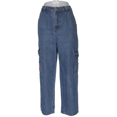Cargo broek (Blauw) van Shein Curve Katoen, Polyester, Viscose