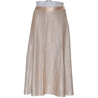 Skirt (Gold) from Ida Sjöstedt Acetate, Elastane, Modal, Polyamide, Polyester, Viscose