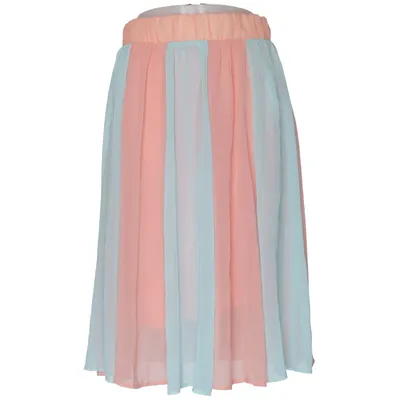 Kjol (Rosa, Blå) från HUNKØN Polyester, Viskos