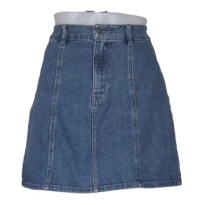 Denim skirt (Blue) from Object Cotton, Polyester
