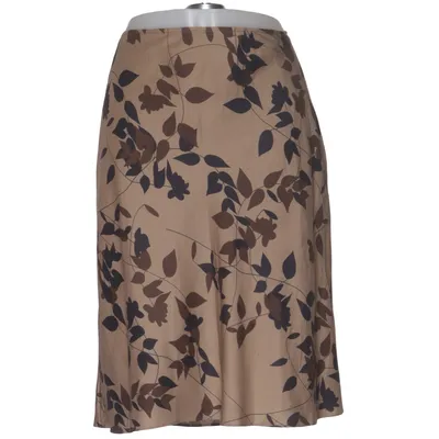 Skirt (Beige, Brown) from Aquascutum Acetate, Silk