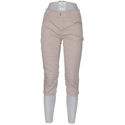 Pantacourt (Beige) de Anna Montana Coton, Élasthane, Polyester