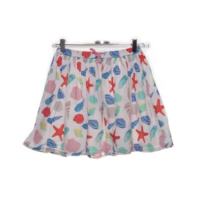 Kjol (Vit, Flerfärgad) från Frugi Ekologisk bomull