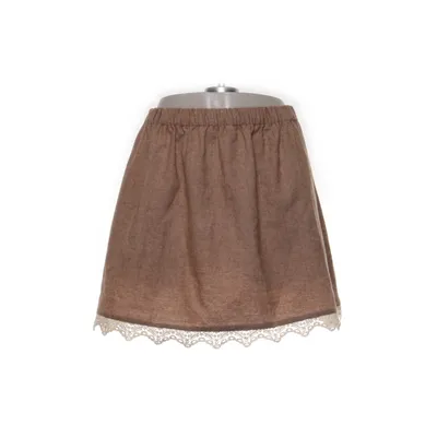 Kjol (Beige) från Oleana Polyester, Ull