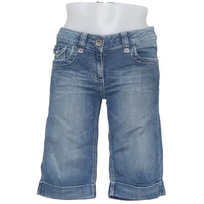 Denim shorts (Blauw) van Hallhuber Katoen, Polyester