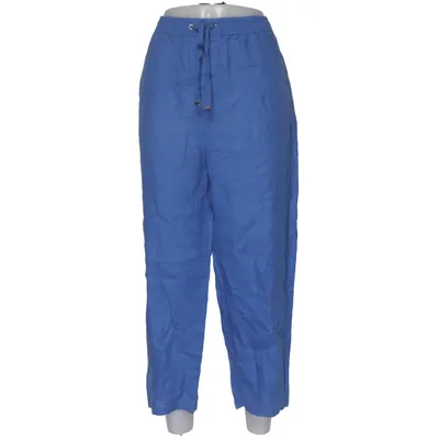 Broek (Blauw) van Mango Katoen, Linnen, Polyester