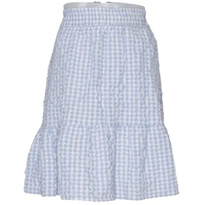 Skirt (Blue, White) from Magasin Du Nord Cotton, Polyester, Viscose