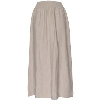 Maxi nederdel (Beige) fra Mirabella