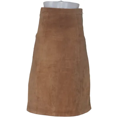 Leren rok (Beige) van Equestrian Collection Gina Tricot Suède