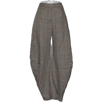 Pantalon de costume (Beige, Noir) de Acne Studios Viscose, Laine