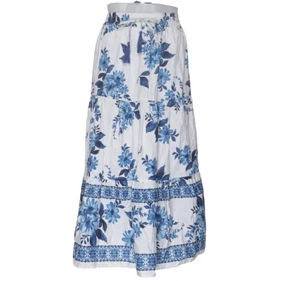 Jupe longue (Bleu, Blanc) de Mlle Gabrielle Coton