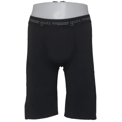 Short de compression (Noir) de Gutz Élasthane, Polyester