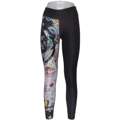 Sports tights (Black, Multicolored) from Northern Spirit Elastane, Polyamide