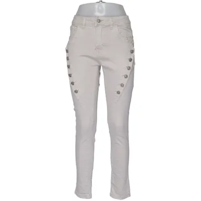 Jean (Beige) de Laulia Denim Makers Coton, Élasthane, Polyester