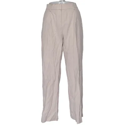Suit pants (Linen Blend) from H&M Elastane, Linen, Polyester, Viscose