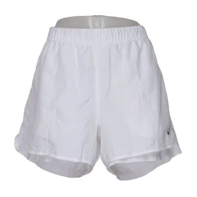 Short de sport (Blanc) de Asics Élasthane, Polyester