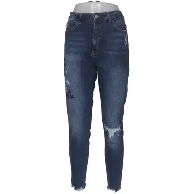 Jeans (Blå) från Bershka_BSKGIRL Bomull, Elastan