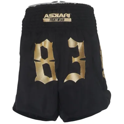 Kampsportsbyxor (Svart, Guldfärgad) från Askari