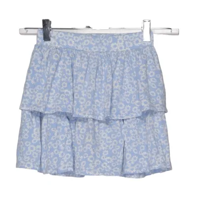 Jupe (Bleu, Blanc) de H&M Coton, Modal