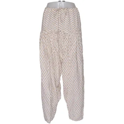 Harem pants (Beige, White) from Fabindia Cotton