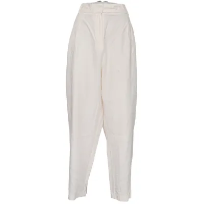 Broek (Wit) van Promod Katoen, Linnen, Lyocell, Polyester