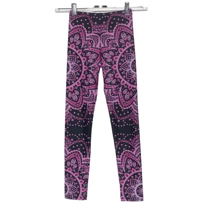 Træningsleggings (Pink, Sort) fra Maya Freya Elastan, Polyester