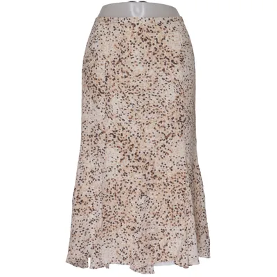 Maxi skirt (White, Brown, Beige) from Delmod Acetate, Silk