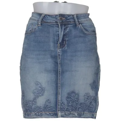 Spijkerrok (Blauw) van Onado Katoen, Elastaan, Polyester