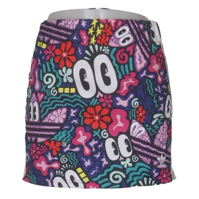 Skirt (Blue, Multicolored) from Adidas Originals Elastane, Polyester