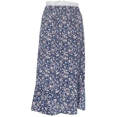 Jupe longue (Bleu, Multicolore) de Claudia Polyester, Viscose