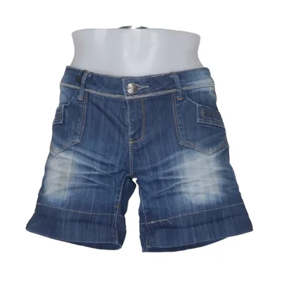 Short en jean (Bleu) de Revers Jeans Coton, Élasthane, Polyester